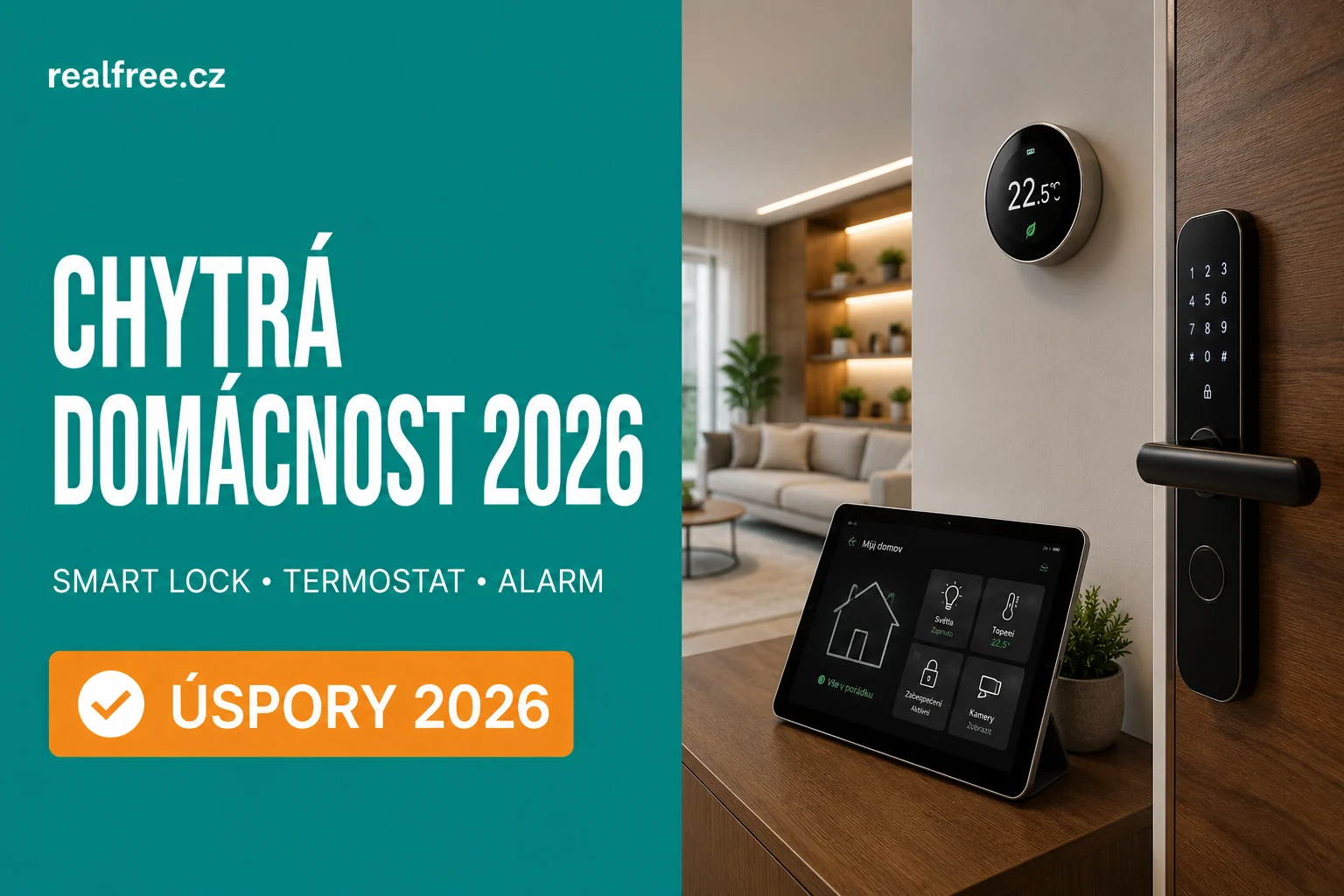 Chytrá domácnosť 2026: smart zámok, termostat, alarm — koľko to stojí a oplatí sa?