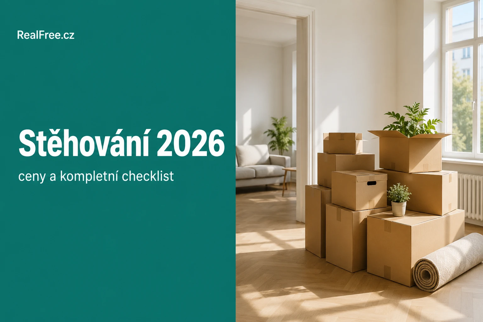 Stěhování 2026 — ceny a kompletní checklist