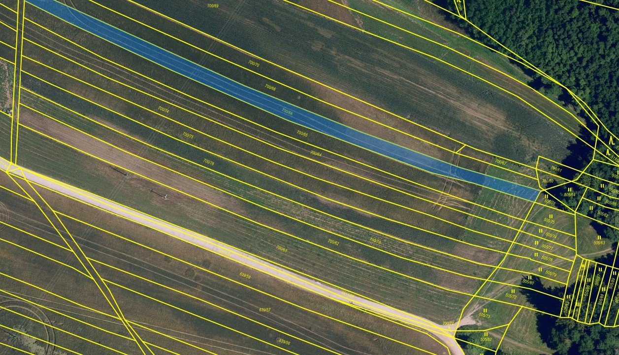 Prodám pozemky - ornou půdu v k.ú. Němčice u Ivančic, bez realitky