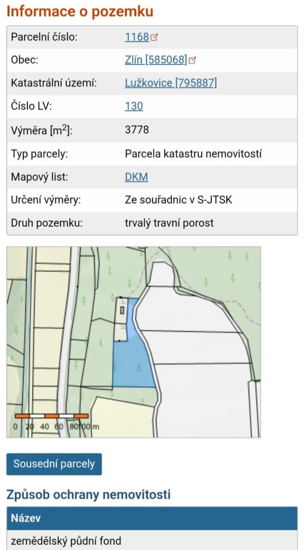 Prodej 2 pozemků 4200m2 Lužkovice u Zlína  — foto 4