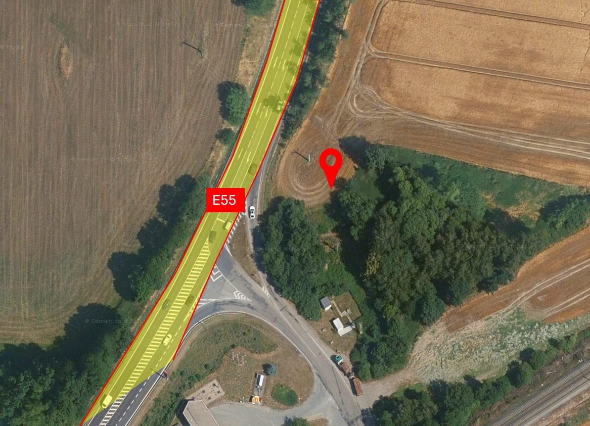Pozemek Bystřice u Benešova - 3 531 m2 — foto 7