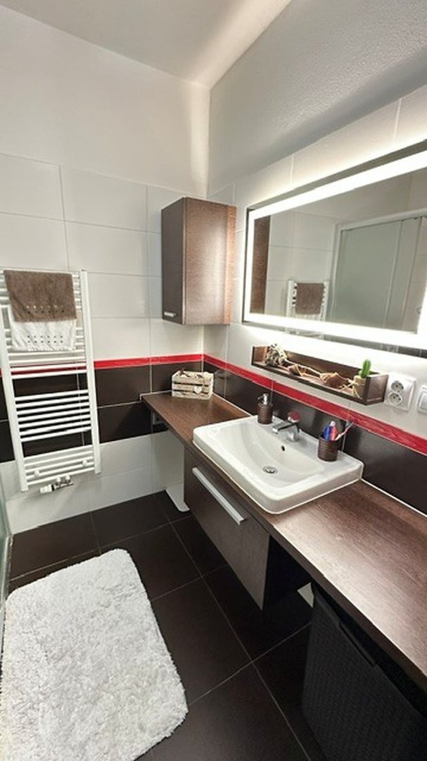Nadstandardní 3+kk 79,9 m² s terasou 19 m², parkováním s sklepem – Slavonín — foto 9