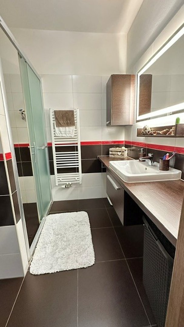 Nadstandardní 3+kk 79,9 m² s terasou 19 m², parkováním s sklepem – Slavonín — foto 11