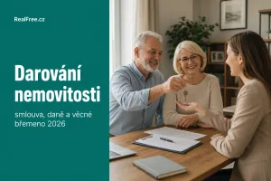 Darovanie nehnuteľnosti 2026: zmluva, dane a vecné bremeno doživotného užívania