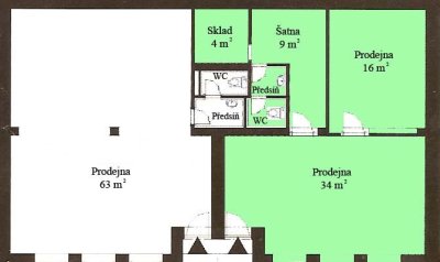 Pronájem obchodních prostor  na promenádě v Lipno nad Vltavou 