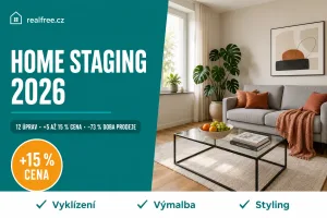 Home staging pred predajom bytu 2026: 12 lacných krokov, ktoré zrýchlia predaj
