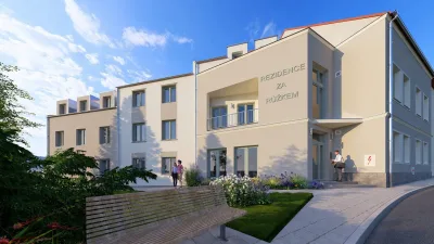 Bezbariérový byt 2+kk v centru Dobřan s vlastním vchodem a parkovacím stáním