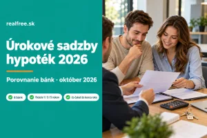 Úrokové sadzby hypoték 2026: porovnanie bánk a čo čakať do konca roka