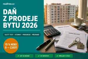 Daň z predaja nehnuteľnosti 2026: kedy neplatíte, výpočet, daňové priznanie