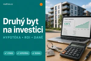 Druhý byt na investíciu 2026: ROI, hypotéka a dane