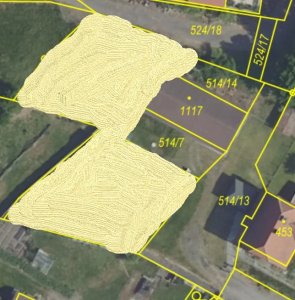 Stavební pozemek 866m v Davli 